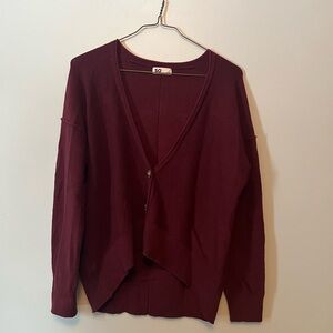 SO Women's Deep Burgundy Cardigan